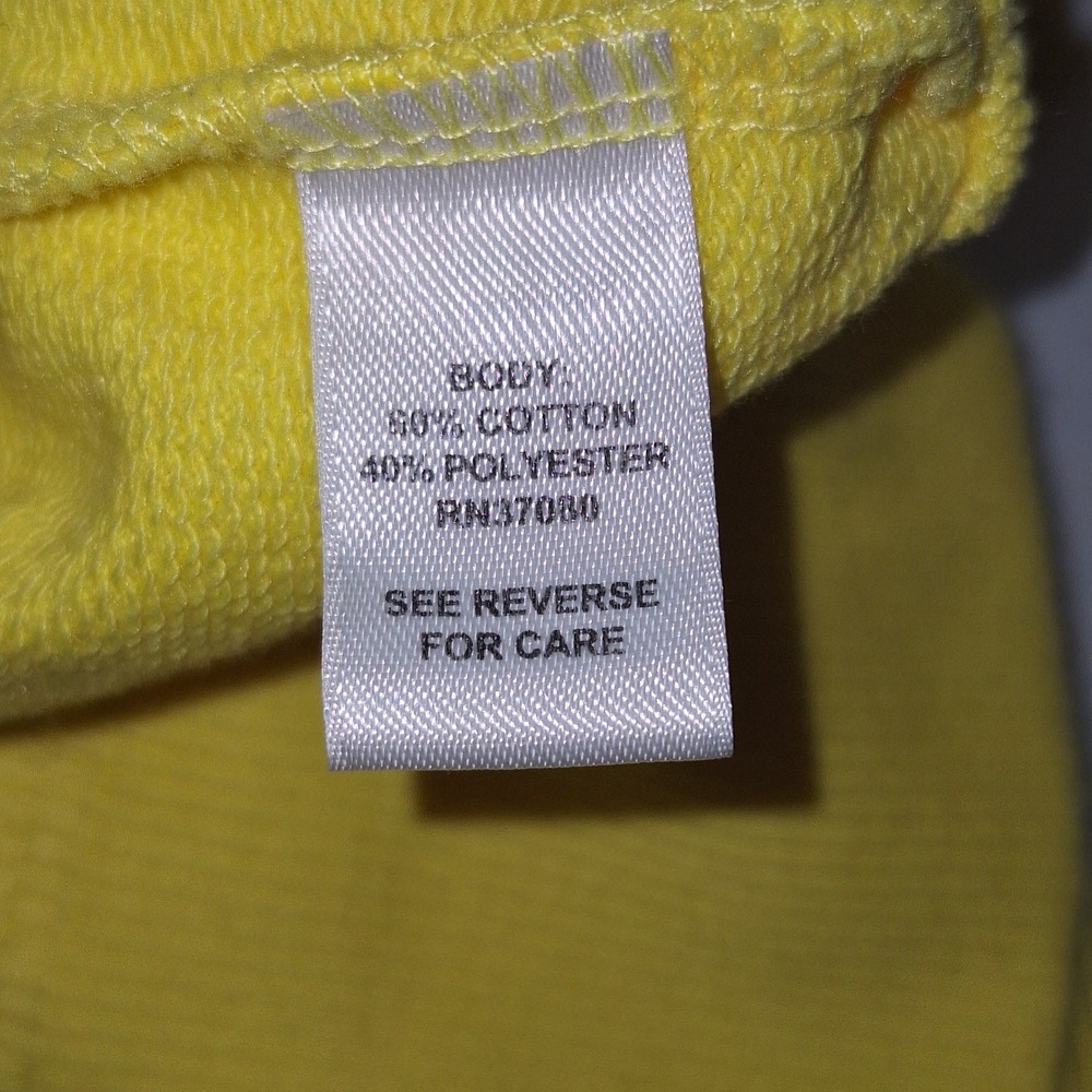 Vintage Cottagecore Boho Bohemian Cotton Eyelet Zip Up Hoodie Yellow 18/20W Cato - Picture 4 of 11